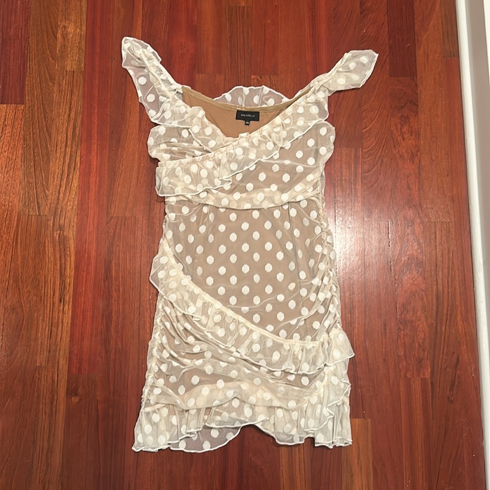 MAJORELLE Bandit Dress in White - Picture 5 of 6